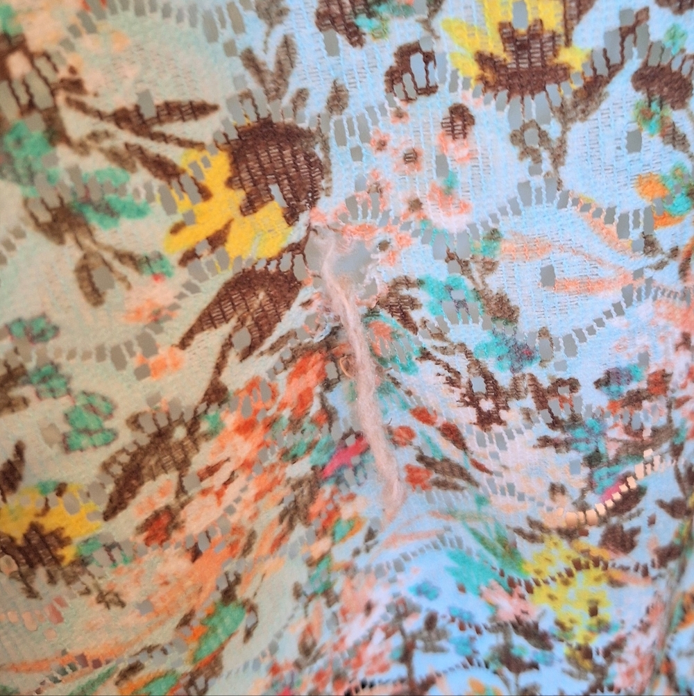 Shelby & Palmer Floral Lace Dress Sz 6 *C6 - Picture 6 of 6